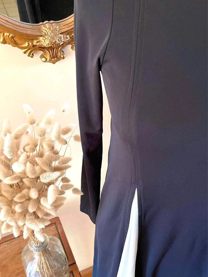 Robe Noire à Manches Longues style patineuse - Zara - Taille M - photo numéro 10
