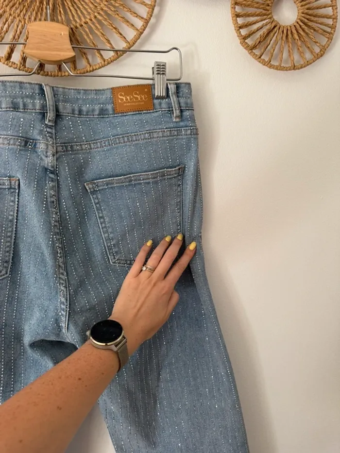 Jean strass très tendance - photo numéro 6