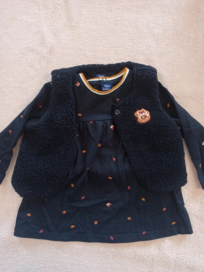 Ensemble fille terre de marins