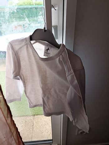 Haut blanc manche longue