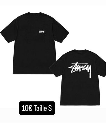 T shirt noir Stussy