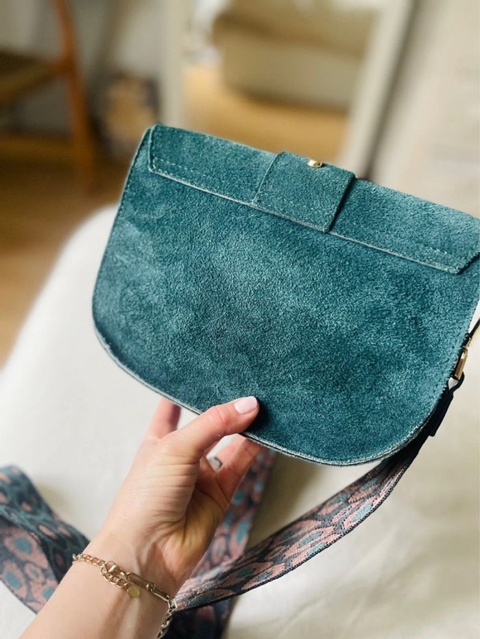 Sac en daim avec deux bandoulières 🌿 - photo numéro 3