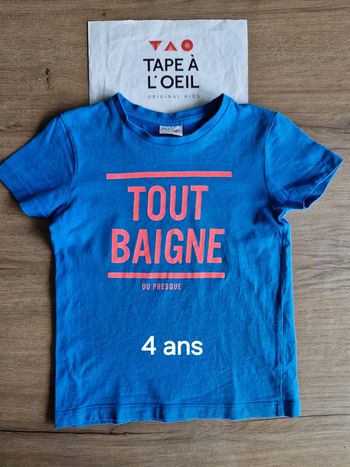 T-shirt TAO 4 ans