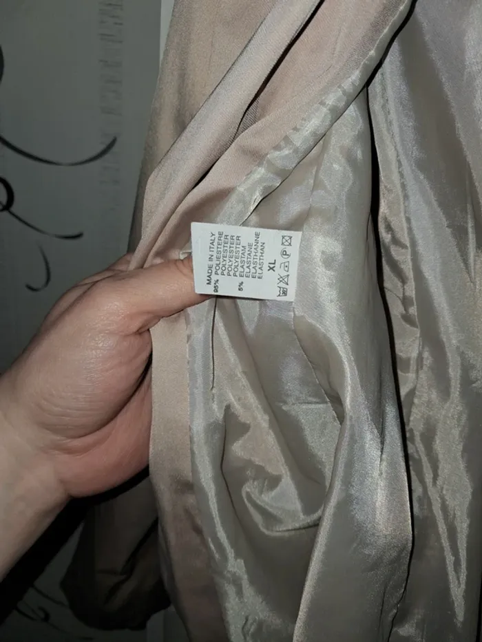 Veste habillée beige - photo numéro 3