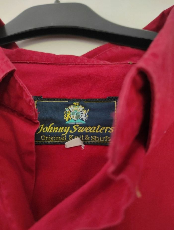Chemise rouge bon état Johnny sweaters - photo numéro 4