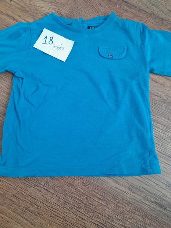 Tee shirt manches longues 18 mois Neuf