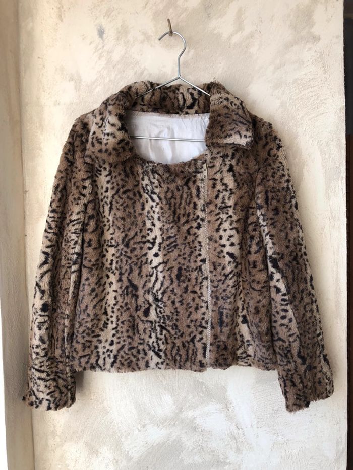 Perfecto en fourrure vintage S/M - photo numéro 2