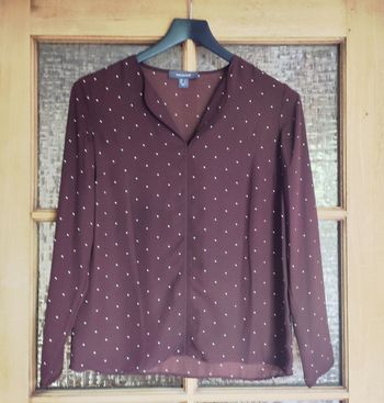 Chemise fluide à pois