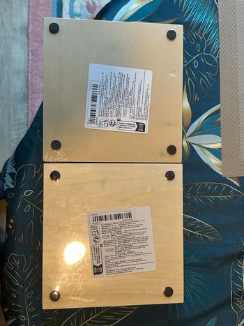 Lot de 2 jeux en bois “Shut the Box” / “Ferme la boîte” – Neufs