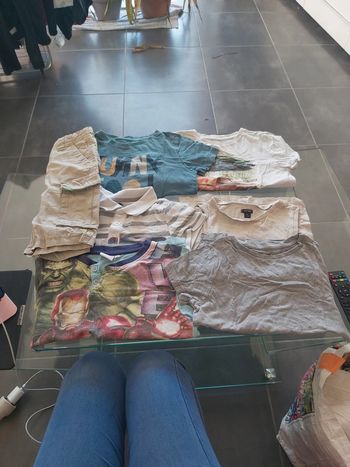 lot t-shirt et pantacourt garçon