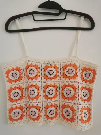 Top crochet coloré Pimkie – Taille M
