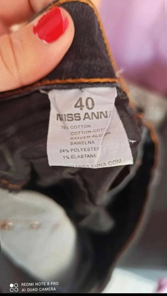 Jeans  anthracite  taille 40 - photo numéro 8