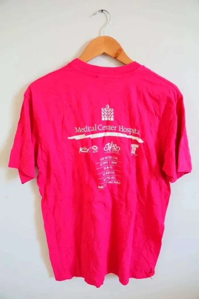 C36 t-shirt fushia Hanes L - photo numéro 2
