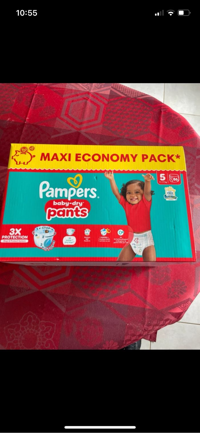 Couches Pampers pants taille 5
