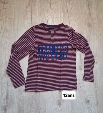 T-shirt ML 12ans Orchestra NEUF