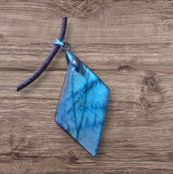Pendentif labradorite lithotherapie