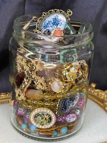 Boîte jarre lot pot à bijoux mystère