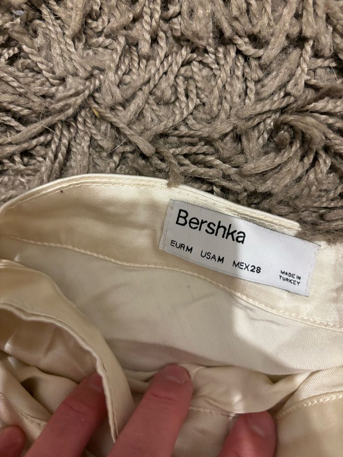 Jupe satin beige - photo numéro 2
