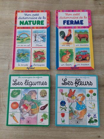 Lot de 4 livres imagerie