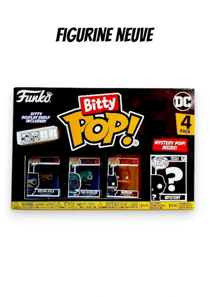 Pack 4 figurines Bitty POP! Batman 85th Funko