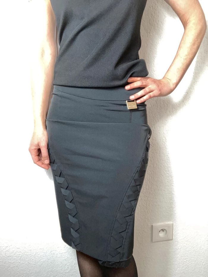Jupe crayon noir alkis exclusive taille 38 - photo numéro 3