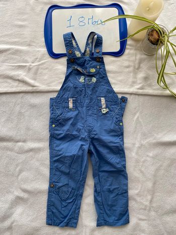 Salopette longue transformable en salopette courte / short - Sergent Major - 18 mois - TBE