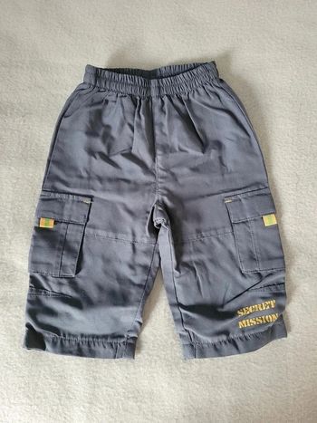 pantalon 6 mois gris