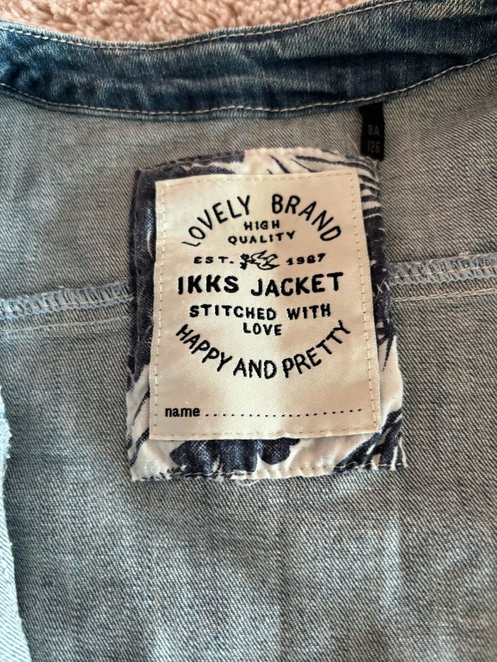 Veste fille en jeans IKKS - photo numéro 2