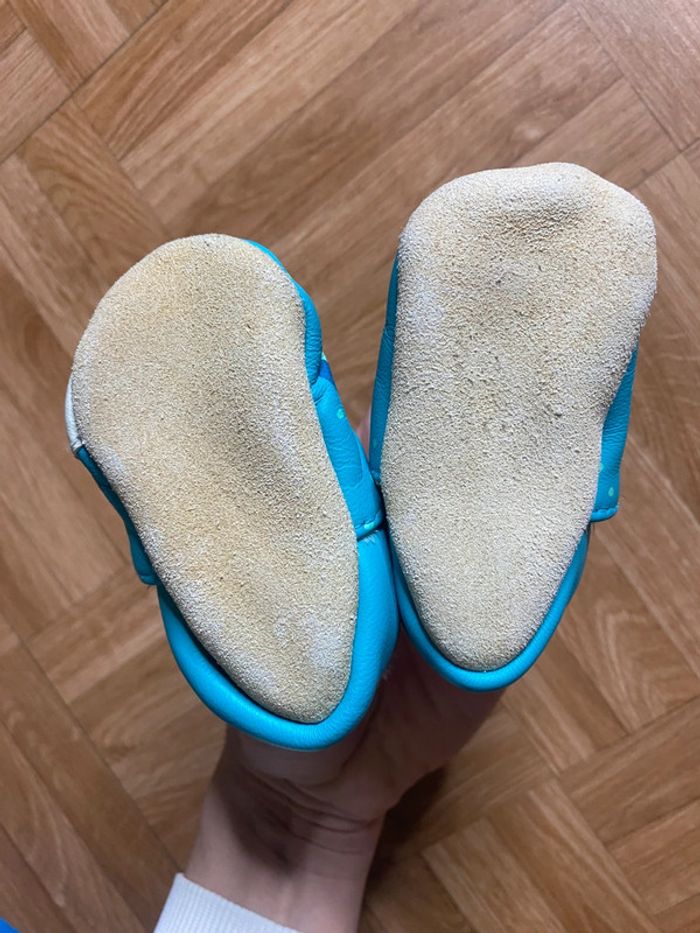 Chausson pantoufle souple en cuir Tichoups - photo numéro 3