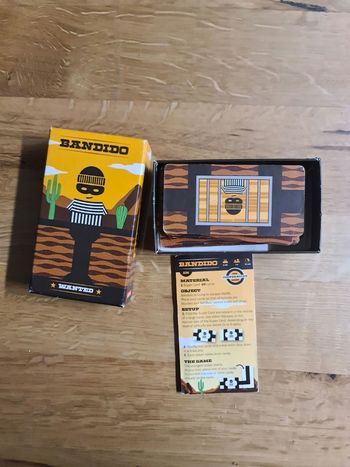 Jeu de cartes Bandido Wanted des éditions Helvetiq, 