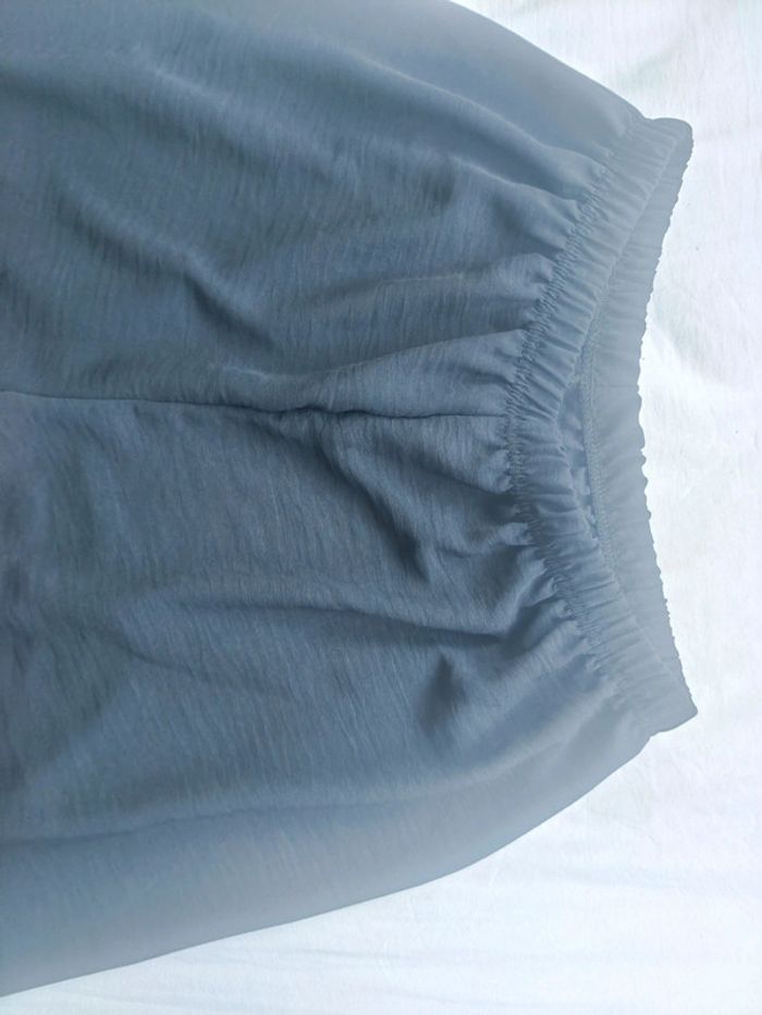 Pantalon fluide jambe large d'été noir - photo numéro 4