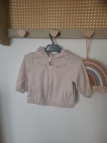 Veste zip à capuche