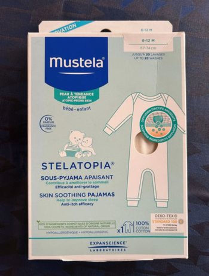 Sous pyjama Stelatopia Mustela 6-12  mois