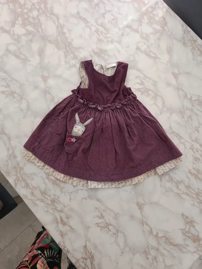 Robe longue 12 mois 74 cm dpam