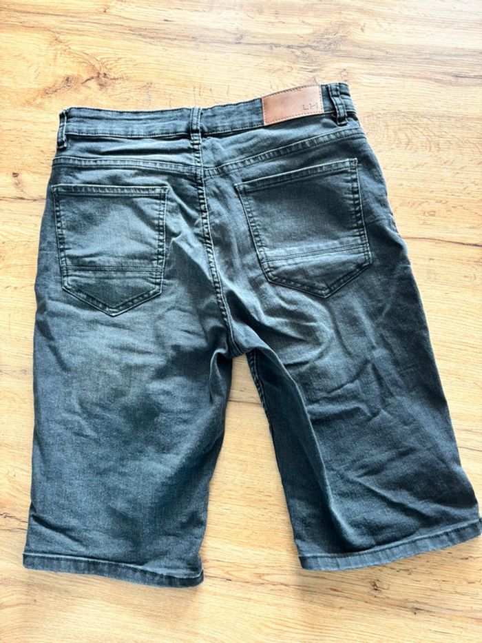 Short jeans gris foncé LH homme taille 38 - photo numéro 3