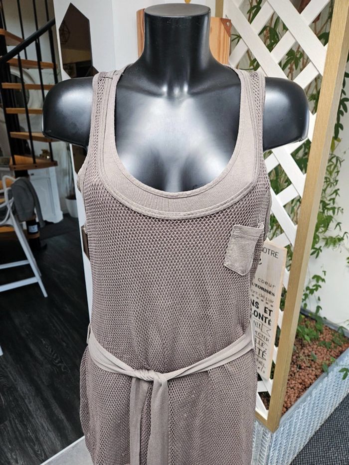 Edc Esprit robe tunique marron taille L - photo numéro 3