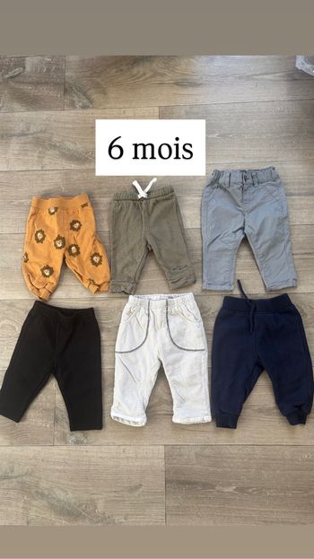 Lot pantalons 6 mois