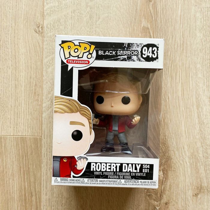 Funko Pop N°943 : Black Mirror - Robert Daly S04/E01 Figurine Goodies Complet Exclusive Collection