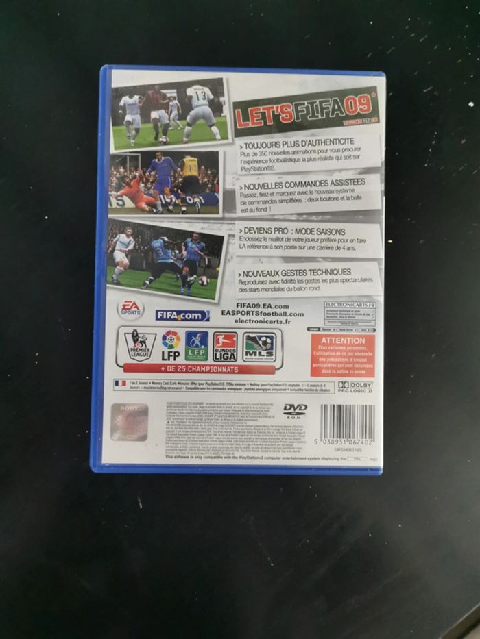Jeu playstation 2/ fifa 2009 - photo numéro 2