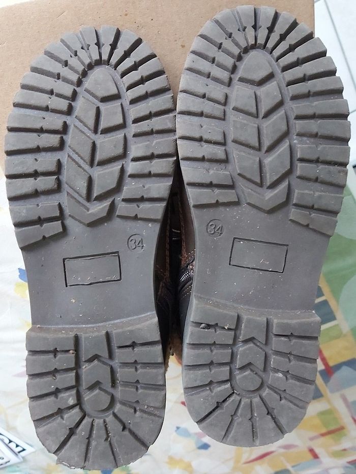 Chaussures montantes hiver fourrées marron enfant - P.34 - photo numéro 5