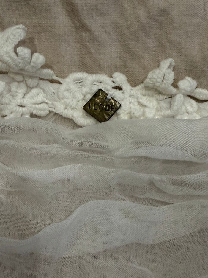 Blouse bohème crème I.Code by IKKS – T36 - photo numéro 3