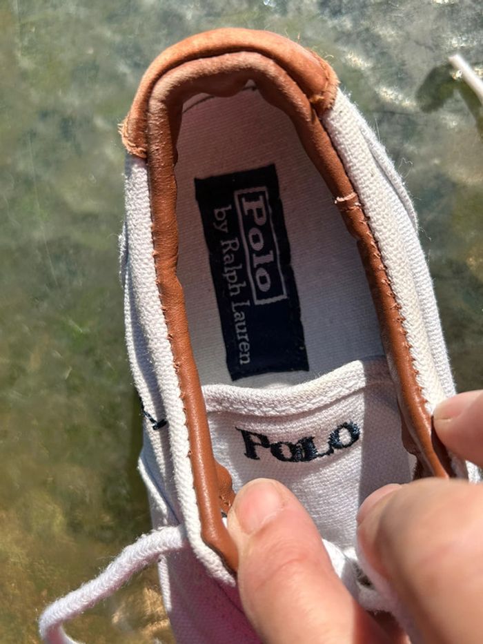 Lot de 2 baskets en toile 29 et 30 Ralph Lauren - photo numéro 14