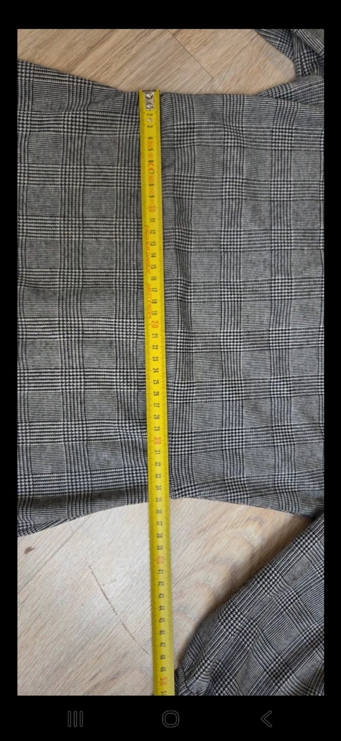 Robe vintage Mango taille M grise a carreaux en très bon état - photo numéro 8