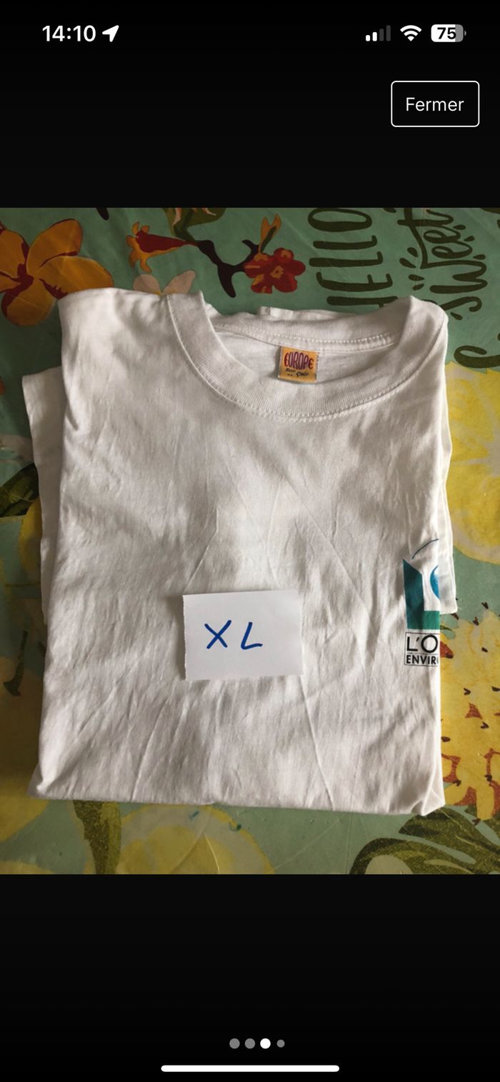 Lot de 4 tshirts homme XL manches courtes - photo numéro 3