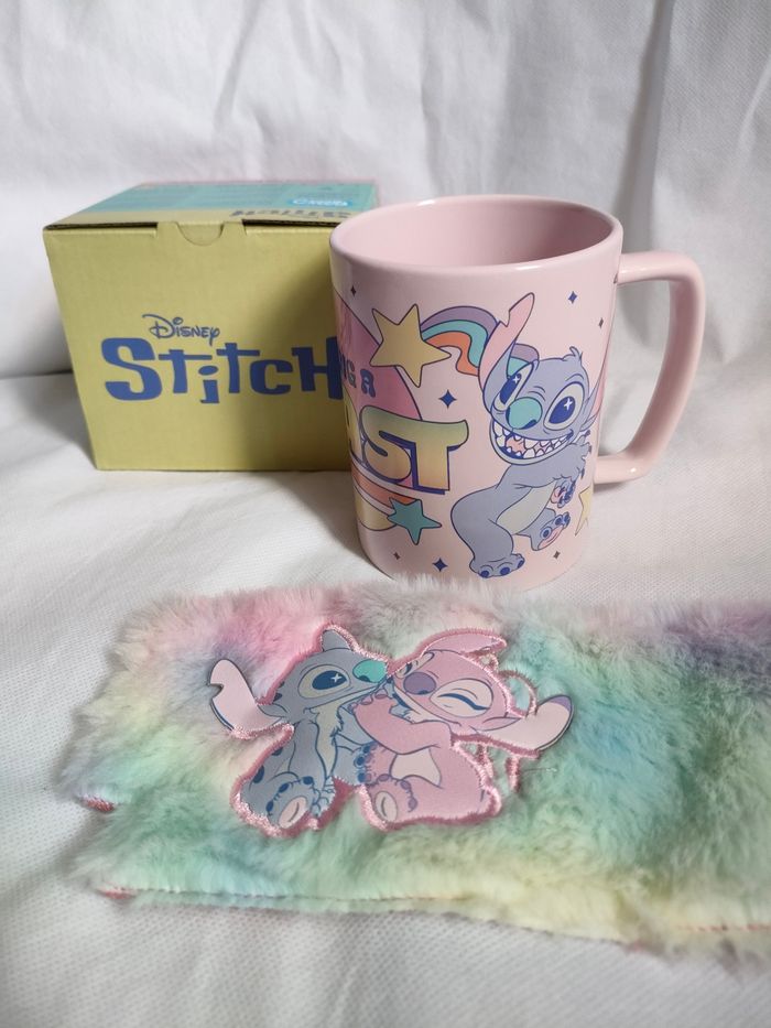 Stitch & Angel Fuzzy Mug 440ml - photo numéro 4
