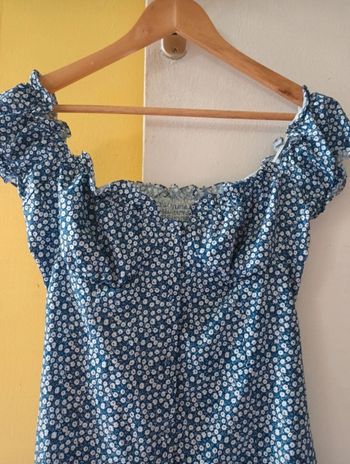 Robe Fleurie Bleue & Blanche Femme | Look Bohème & Estival 💙🌾