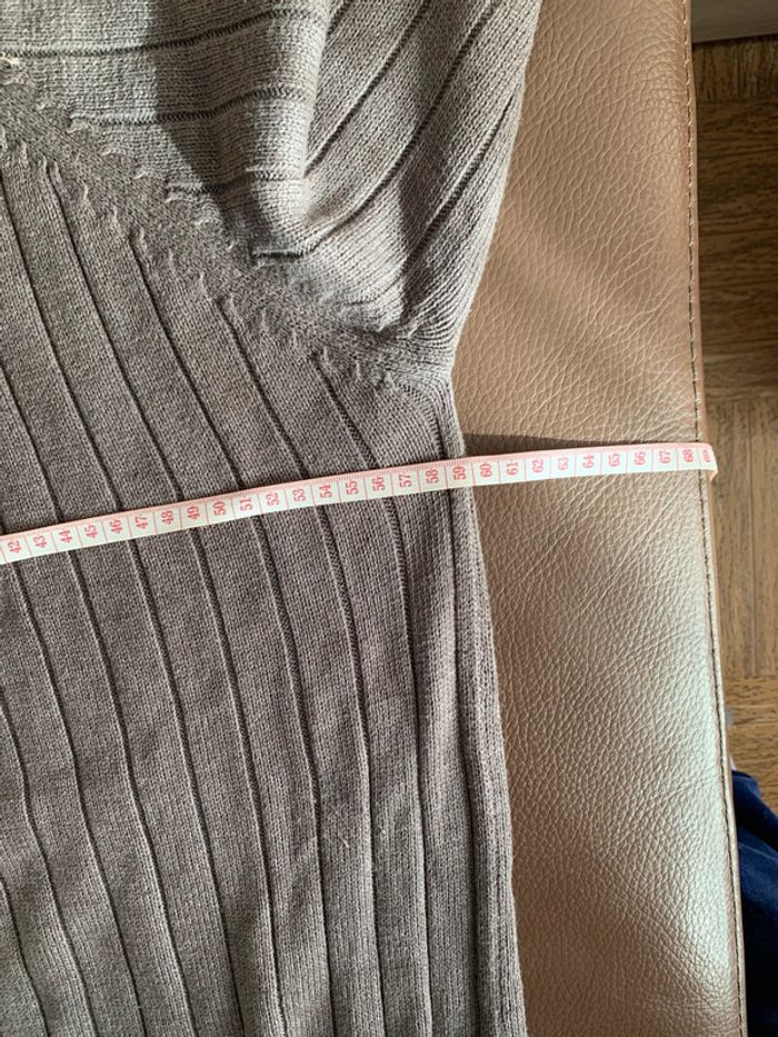 Pull col roulé marron Gino santi casual XL - photo numéro 6