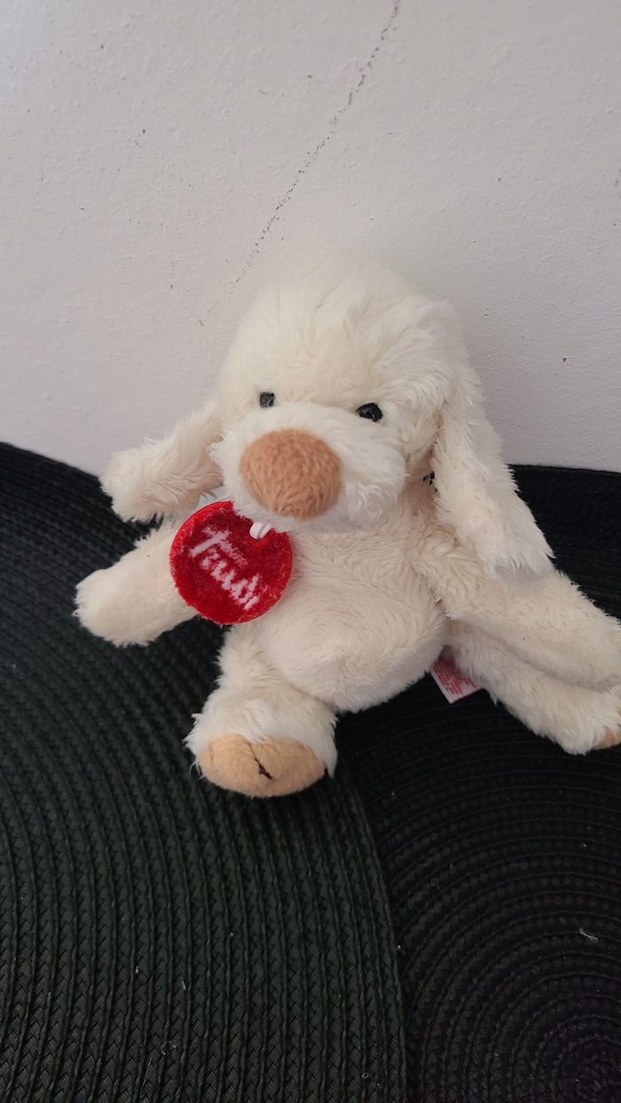 Doudou peluche Lapin blanc Trudi - photo numéro 2