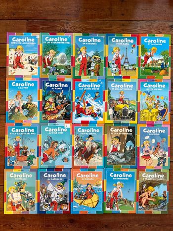 Bords couleurs - Lot de 20 livres bd albums Caroline Pierre Probst damiers