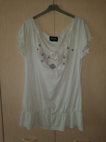 Tunique blanche taille 46